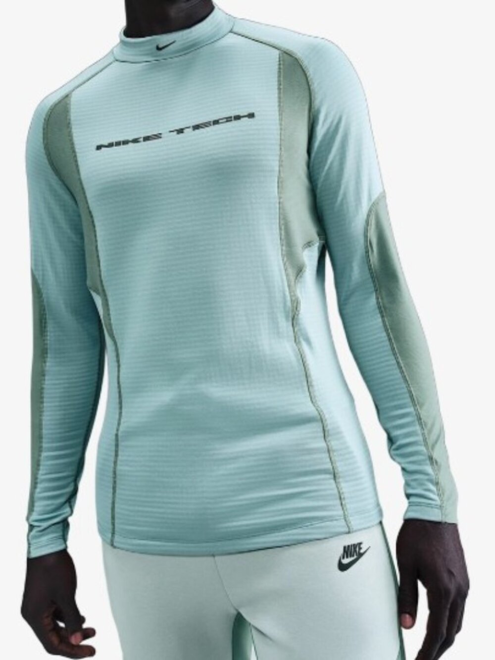 Nike Tech Top Shirt Base Layer Long Sleeve HV1405-017 Tight Fit $85 Men's (L)